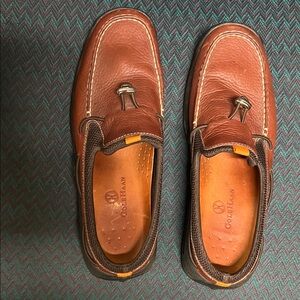 Cole Haan Men's Chestnut Leather Slip-Ons